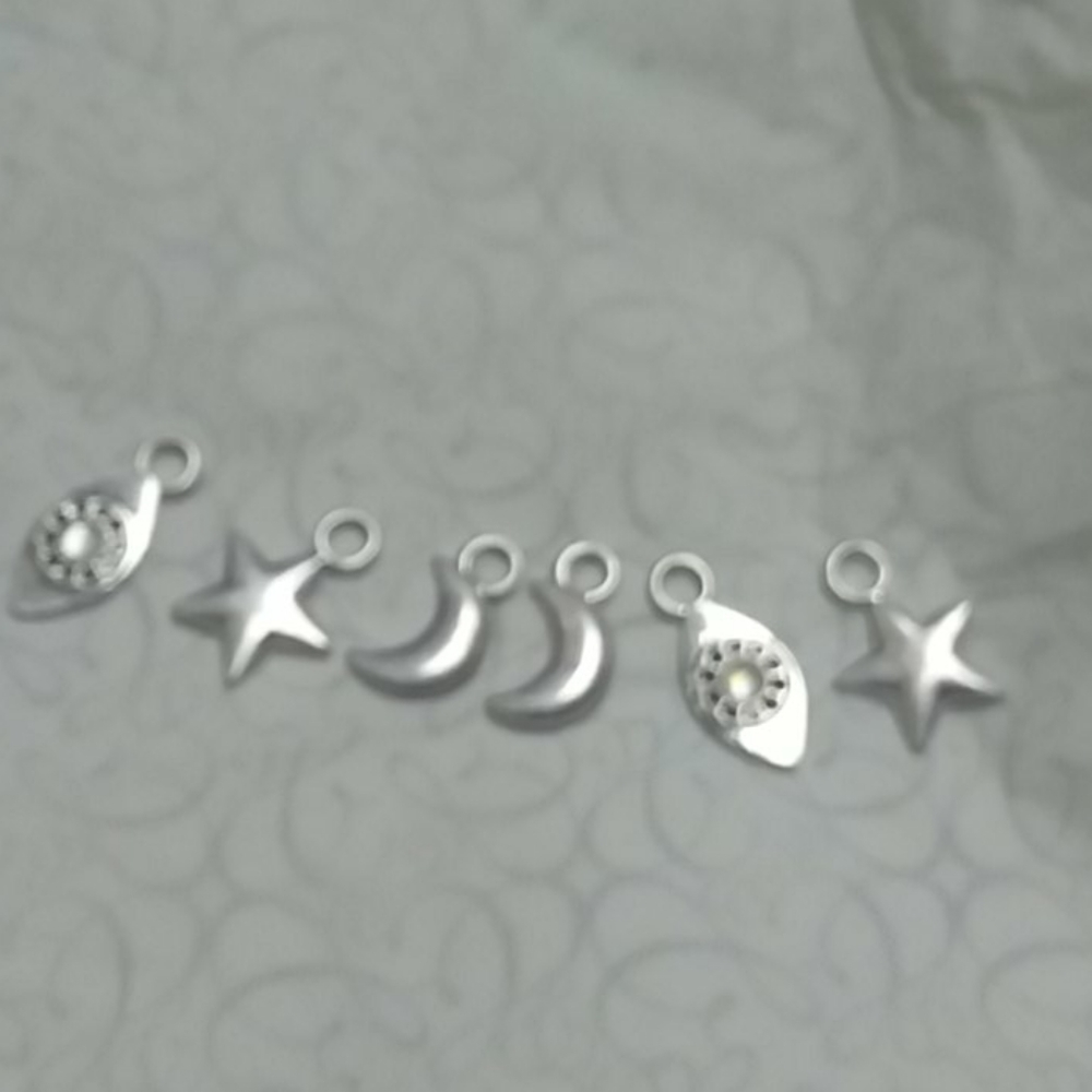 Silver charms